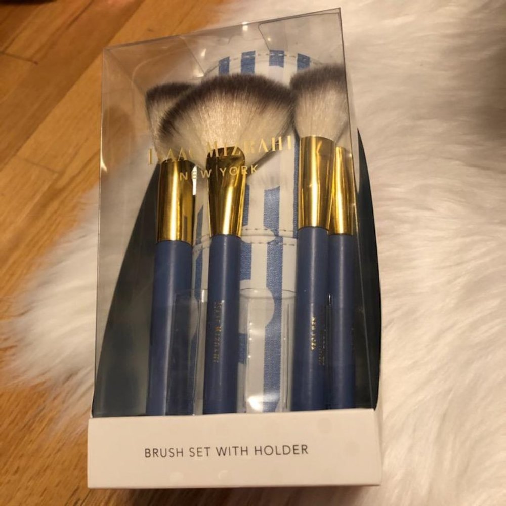 Isaac Mizrahi Brush Set with Holder